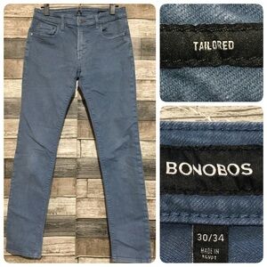 Bonobos Tailored Jeans Men’s 30x34 Blue Denim Stretch